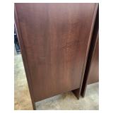 Cherry Wood Podium W/ Storage Cabinet