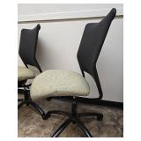 (2) Atlantis HON Office Chairs W/ Green Design