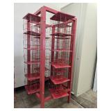 Red Metal Merchandiser