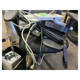 Lot of Power Supply Cords, Office Chair, and More