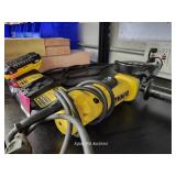 Dewalt Electric Grinder, Battery, And 2 Chargers