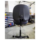 Black Cushioned Drafting Chair