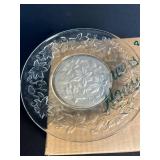 Vintage Princess House Fine Crystal 8" lunch plates (4)