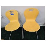 Set Of Yellow Chairs