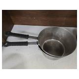 (2) Vollrath 78441 S/S Tapered 4.5 Quart Sauce Pan W/ Silicone Handle - Retail: $159.67 Each