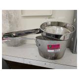 Vollrath Collander and Sauce Pan