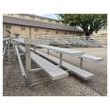 (1) 15ft 3-Tier Aluminum Bleacher