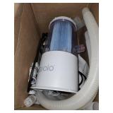 Evoio Pool Filter Pump Above Ground, 1000 Gallons High Flow Rate with Running Light, 8 Hours Timing Automatic Off, Swimming Pool Filter Cartridge Pump for Above Ground Pool - Retail: $95.24