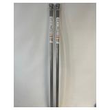 2 KENNEDY TWIST TO FIT EXTENDABLE SHOWER RODS - NO HARDWARE NEEDED