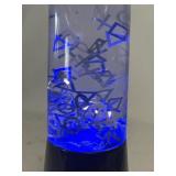 PLAYSTATION LAVA LAMP - TESTED & WORKS BLACK W/ BLUE LIGHT