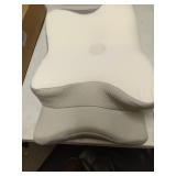 Pillow for Neck and Shoulder,Contour Memory Foam Pillow,Ergonomic Neck Support Pillow for Side Back Stomach Sleepers with Pillowcase