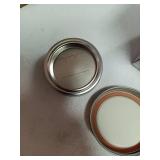 Canning Lids with Rings Wide Mouth, Premium Mason Jar Lids with Bands/Rings for Wide Mouth Ball, Kerr Jars - Food Grade Material, 100% Fit & Airtight for Wide Mouth Mason Jars