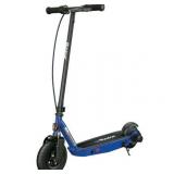 Razor Black Label E100 Electric Scooter - Blue for Kids Ages 8+ and up to 120 lbs 8 Pneumatic Front Tire Up to 10 mph & up to 35 mins of Ride Time 90W Power Core High-Torque Hub Motor