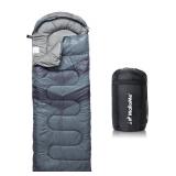 MalloMe Sleeping Bags for Adults Cold Weather & Warm - Backpacking Camping Sleeping Bag for Kids 10-12, Girls, Boys - Lightweight Compact Camping Essentials Gear Accessories Hiking Sleep Must Haves