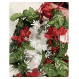 Christmas: Green Wreath, White Wreath 6 Ft, Red Wreath 6 Ft, and Snowman Stick