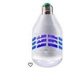 PIC LED Bug Zapper Light Bulb, Compact Mosquito Zapper, Electric Insect Killer, White, Fit Standard Bulb Socket, Kills Bug on Contact, Bug Catcher for Home, (Retail $23.47)