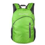 MounTop Outdoor Lightweight Foldable Water Resistant Backpack for Travel Hiking Riding