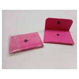 2 Pack Birth Control Pill Packet with 4" x 3" for Women Privacy Protection Contraceptive Medicine Holder Pink Sleeve Pouch Wallet