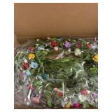 EBOOT 15 Pieces Assorted Colored Flower Crown Wreath Headband Garland Multicolor Headbands Floral Headpiece for Wedding Festival Vacation Fairy Party Photography Props