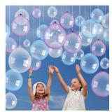 130 Pcs Transparent Balloons Clear Blue Purple Balloons Under The Sea Party Decorations Clear Bubble Mermaid Party Decoration Balloon for Birthday Party Wedding Supplies (10 Inch, 5 Inch