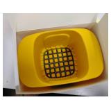 Vegetable Chopper Vegetable Slicer Food Chopper Slicer (yellow&green)