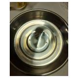 Stainless Steel 12in Round Pot Lid With Handle 2pk