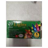 Mini Lights Multi 20 Count 5ft