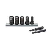 Husky Metric Dual Direction Extraction Socket Set (7-Piece)