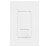 Lutron Maestro Motion Sensor Switch, Auto On and Off Motion Sensor, Works With Existing Wiring, 2 Amp, Single Pole, MS-OPS2-WH, White