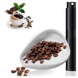 Coffee Bean Dosing Cup and Spray Bottle Set, Coffee Bar Espresso Accessories, Ceramic Dosing Vessel/Single Dose Measuring Tray Kit, Ceramic Single Dosing Tray For Coffee or Tea, Coffee Lover Gifts