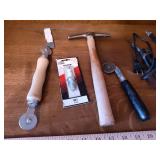 Tack Hammer, Wood Roller, Soldering Iron