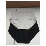 Wairpa High Tummy Womens Underwear 2 Pair L