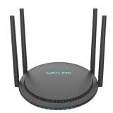 WiFi Router AC1200, WAVLINK Smart Router Dual Band 5Ghz+2.4Ghz, Full 4 Gigabit Ethernet Ports, USB 3.0 Port, Wireless Internet Routers for Home, Gaming(POWERS ON!)