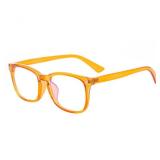 MAXJULI Blue Light Blocking Glasses,Computer Reading/Gaming/TV/Phones Glasses for Women Men(Gloss Orange)