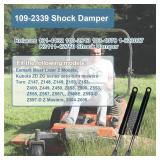 Upgraded 109 2339 Shock Damper, for Exmark Lazer Z Models, Kubota ZD ZG Series, Toro Z Masters Lawn Mower, Replace 131 4132 103 2913 103 4079 1 523027 K3111 42750 Motion Control Damper Gas Damper