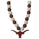 Texas Fan Bead Necklace (F)