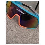 Siskiyou Sports FSGS060 Miami Dolphins Navigator Shield Sunglasses