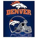 Denver Broncos NFL Northwest "Mirror" Fleece Throw