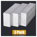 2 Pieces of 1"X2"Square Aluminum BAR 4" Long +0/-.05" 6061 General Purpose Plate,Solid New Mill Stock (2)