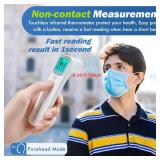 Elera Ear Thermometer for Kids, Baby Thermometer with Forehead and Ear Mode for Adults, Infant, Kids and Toddler, Touchless and 1 Second Reading with Fever Alarm and Mute Function, LCD