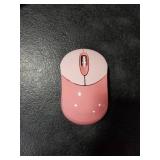 Perixx PERIMICE-802PK Wireless Bluetooth Mouse - Portable Design - Compatible with Windows, iOS, and Android PC, Laptop, Tablet, and Smartphone - Pink (12141)