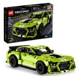 LEGO Technic Ford Mustang Shelby GT500 Building Set 42138 - Pull Back Drag Race Toy Car Model Kit, Featuring AR App for Fast Action Play, Great Gift for Boys, Girls, and Teens Ages 9+