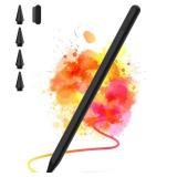 Stylus Pen for iPad 2018-2024, 2X Fast Charge iPad Pencil 2nd Generation Compatible with Apple iPad Pro M4/ Pro 12.9"(6/5/4/3)/ Pro 11"(4/3/2/1), iPad Mini 6/5, iPad Air (M2/5/4/3), iPad (10/9/8/7/6)