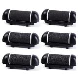 6 PCS Replacement Roller Head for Electric Callus Remover for Feet Pedicure Kit Refill Rollers Extra Coarse Regular Coarse Fine Coarse