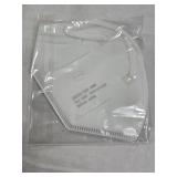 KN95 Face Mask Breathable Filter Disposable Face Mask, White 2 Count