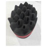 Dual-Sided Hair Sponge Brush - Perfect for Twists, Dreads & Curls | Suitable for Men, Women, Boys & Girls | Ideal for Long & Short Hair | Big & Small Hole Design for Versatile Styling