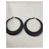 Exaggerated Big Round Circle Earrings for Women Retro Classic Earrings