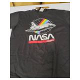 Novelty T-Shirts Nasa Mens Crew ^ Neck Short Sleeve Regular Fit Graphi Size: M