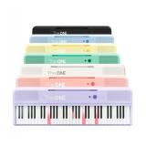 The ONE Smart Keyboard COLOR 61 Lighted Keys Piano Keyboard, Electric Piano for Beginners with 256 Tones, 64 Polyphony, Built-in LED Lights & Apps, Supports USB MIDI/Headphones (Purple) - Retail: $148