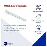 Lithonia Lighting MNSL L48 2LL MVOLT 40K 80CRI M6 White LED Strip Light, MVOLT, 4-Foot, 2-Light